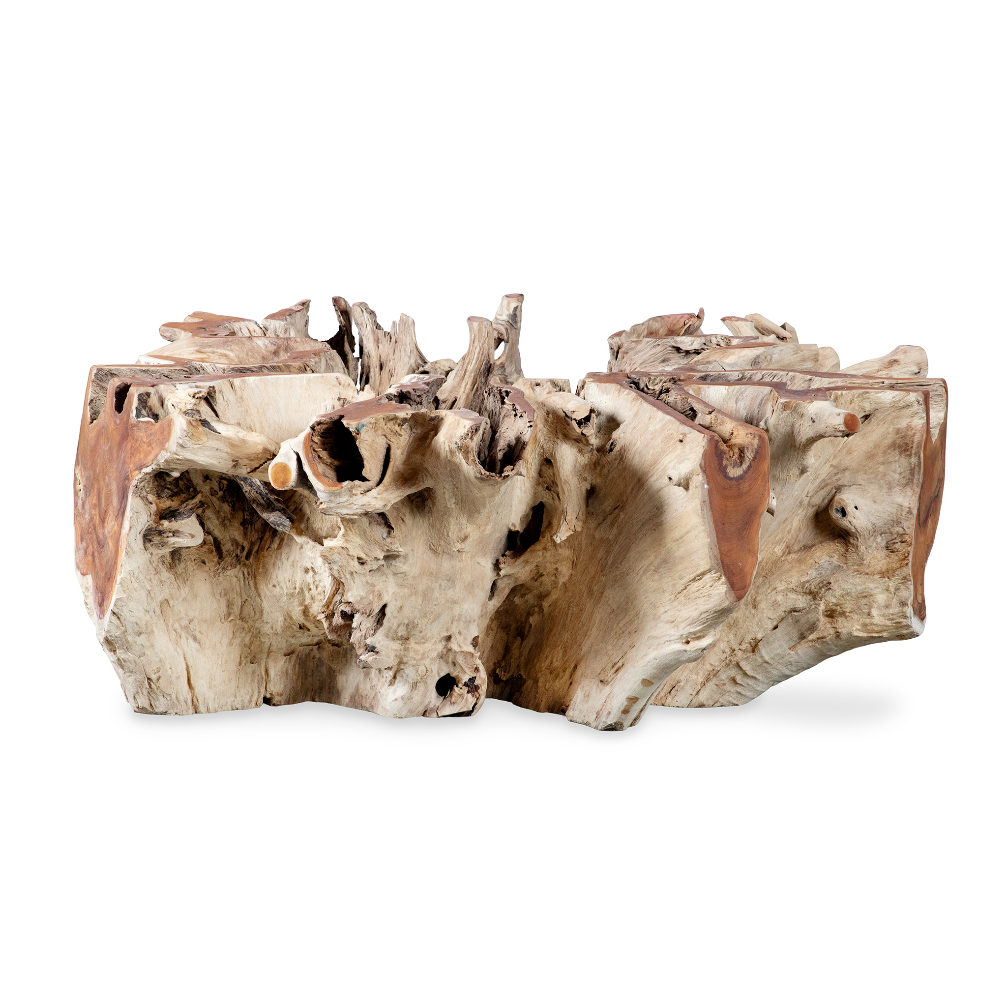 803558 CTB SUMBER BASE ROOTS TEAK WOOD DIA 100X40 (2)