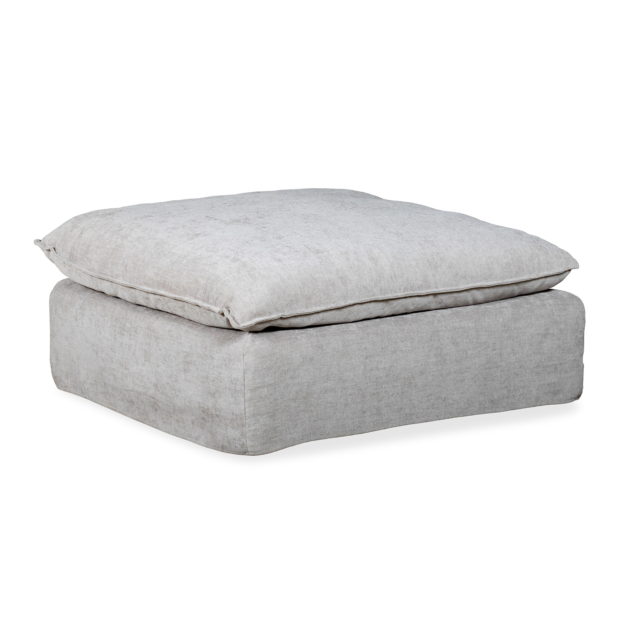 809137 OTTOMAN 2792 FABRIC C1008 LIGHT GREY 11011051