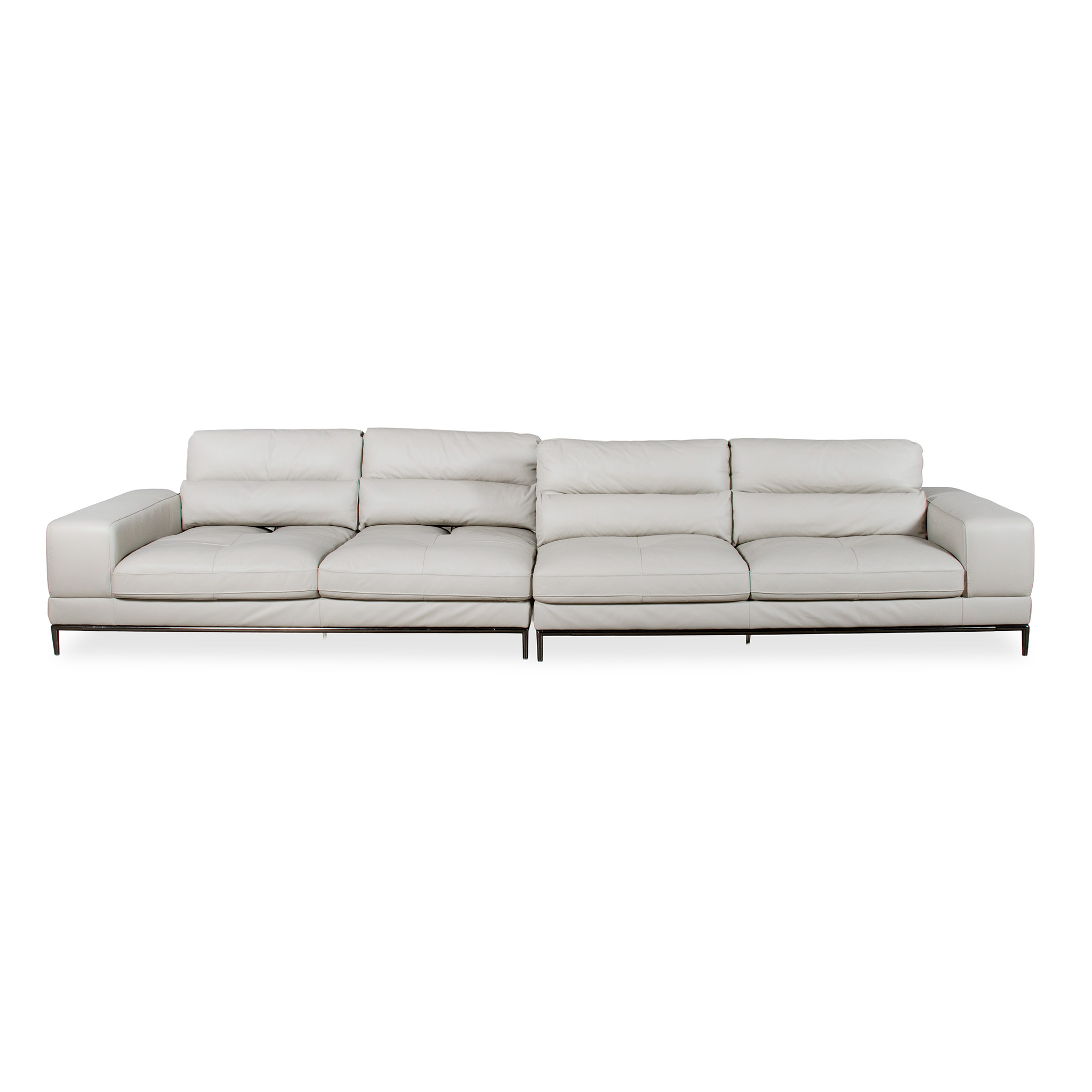 809779 SOFA 5309 6DIV(3DIV LAFRAF)M9015 STONE SPLT LTHR (3)_noBackground