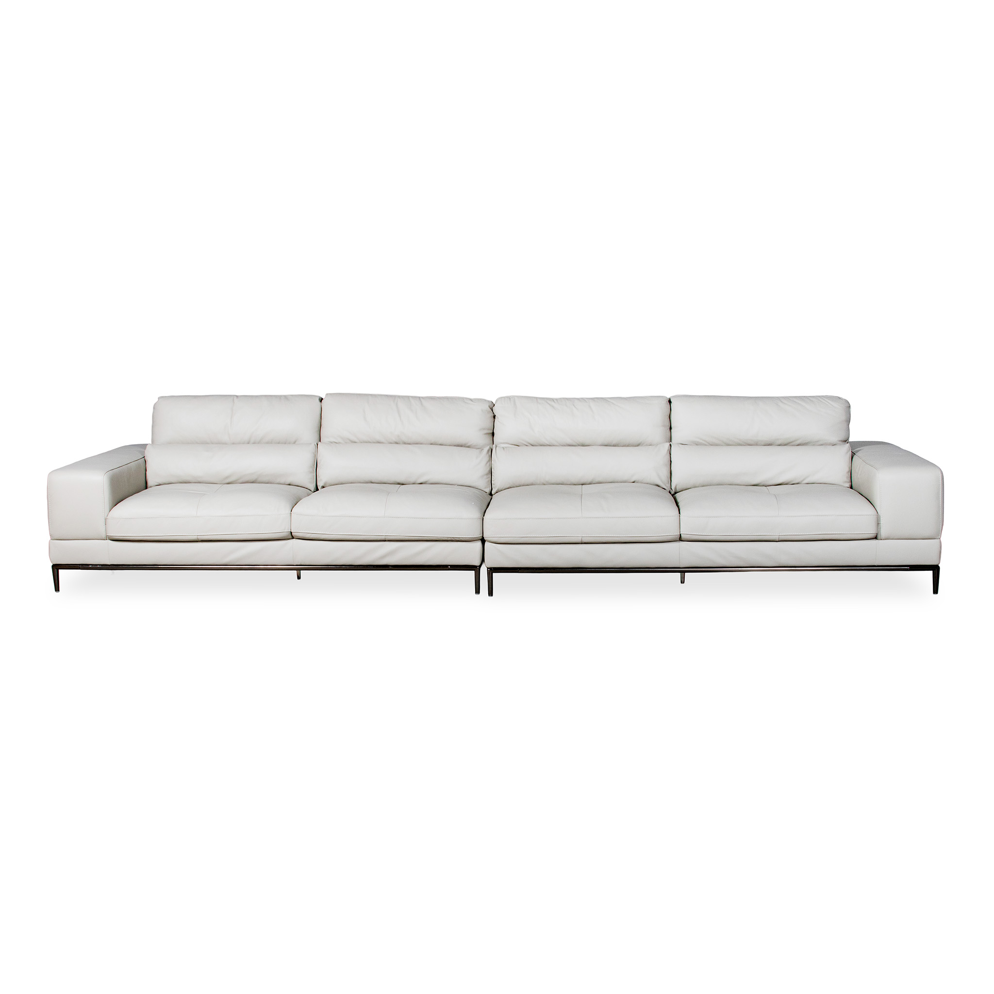 809779 SOFA 5309 6DIV(3DIV LAFRAF)M9015 STONE SPLT LTHR_noBackground