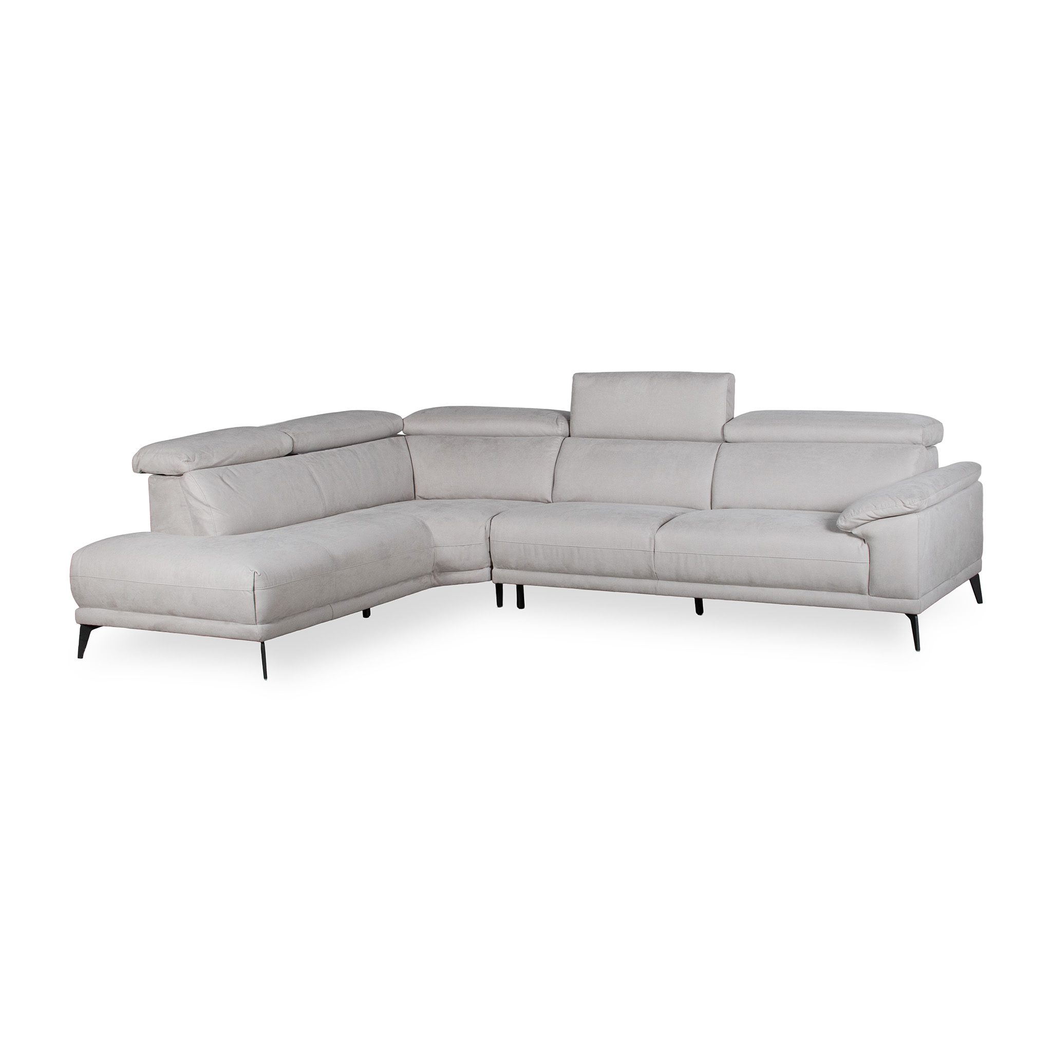 8090556 CHAISE 5392 LAF 3DIV RAF FABRIC C822 LIGHT GREY (6)