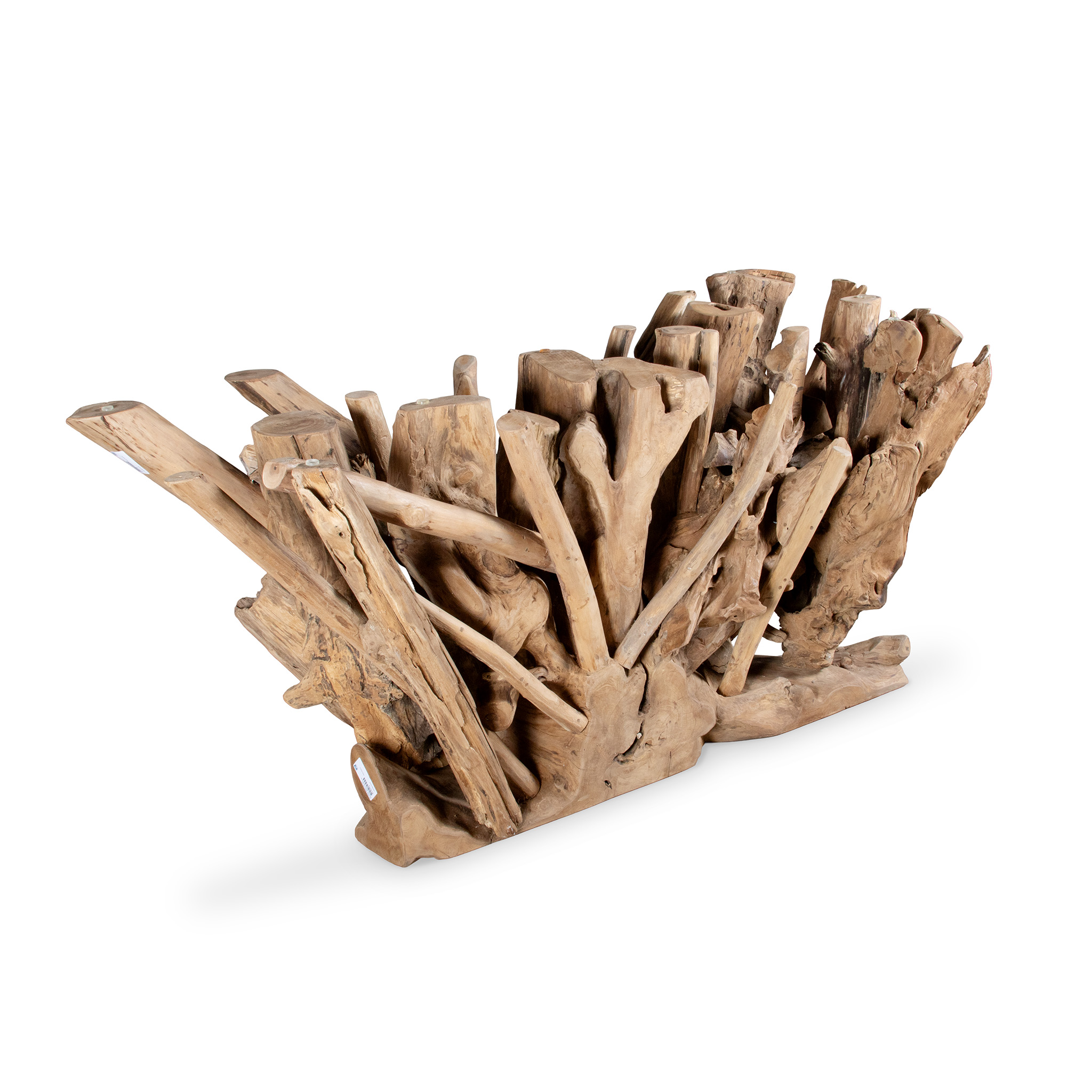 813074 DT WOOD BASE FOR LEG NATURAL ROUGH 18065-7078 (2)