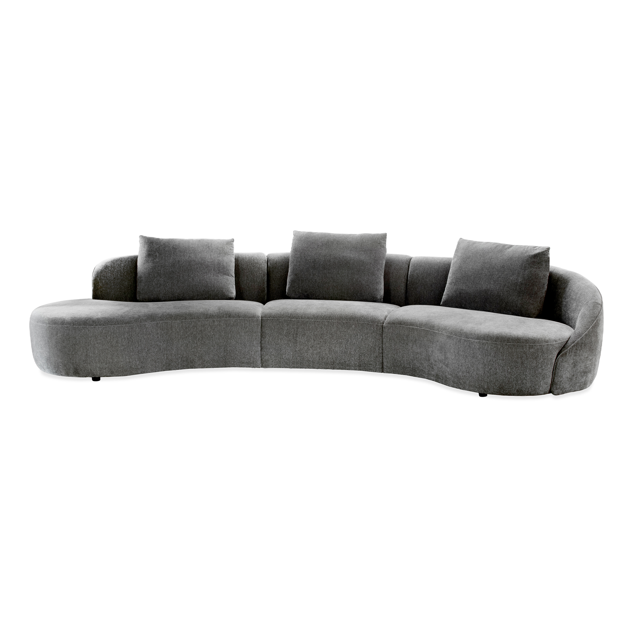 8090863 CHAISE KF8388 3PCE RAF FABRIC G0402901 SLATE
