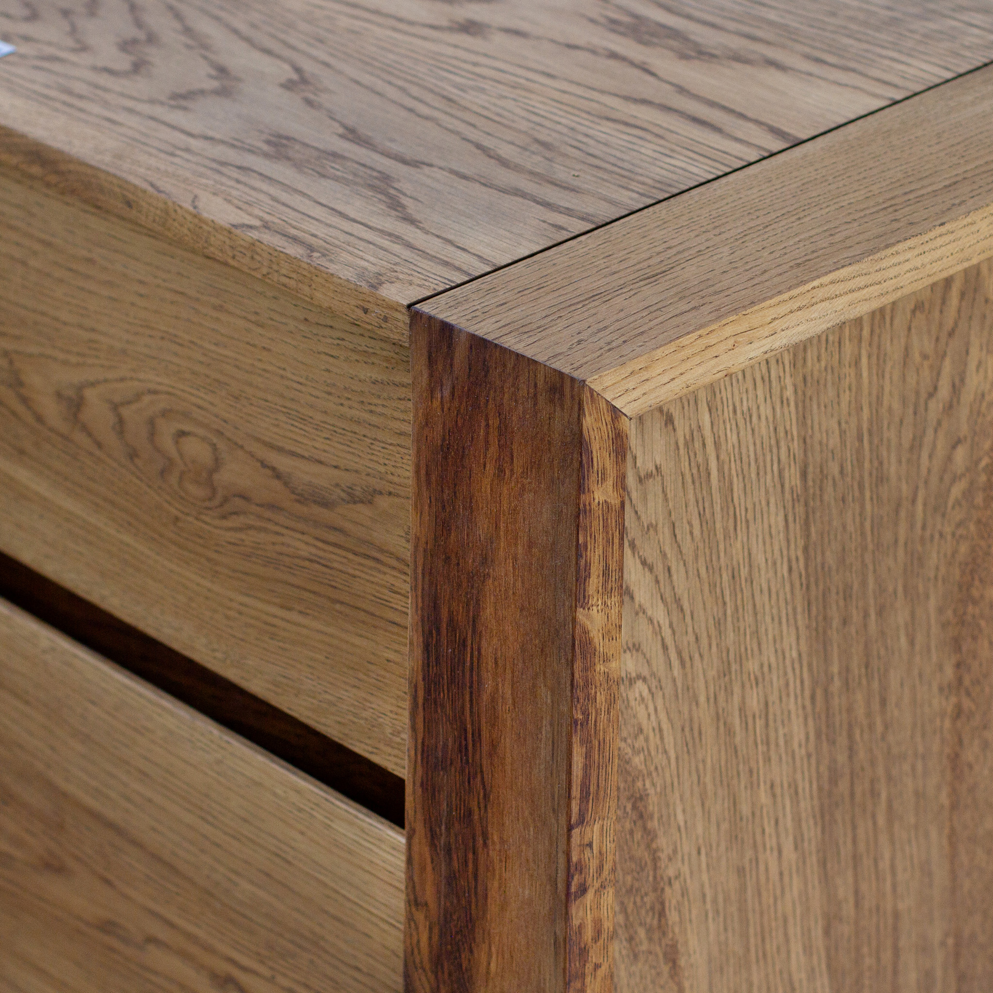 851002 PEDESTAL TRAPEZIUM OLD TEAK FINISH 600-300-500 (2)