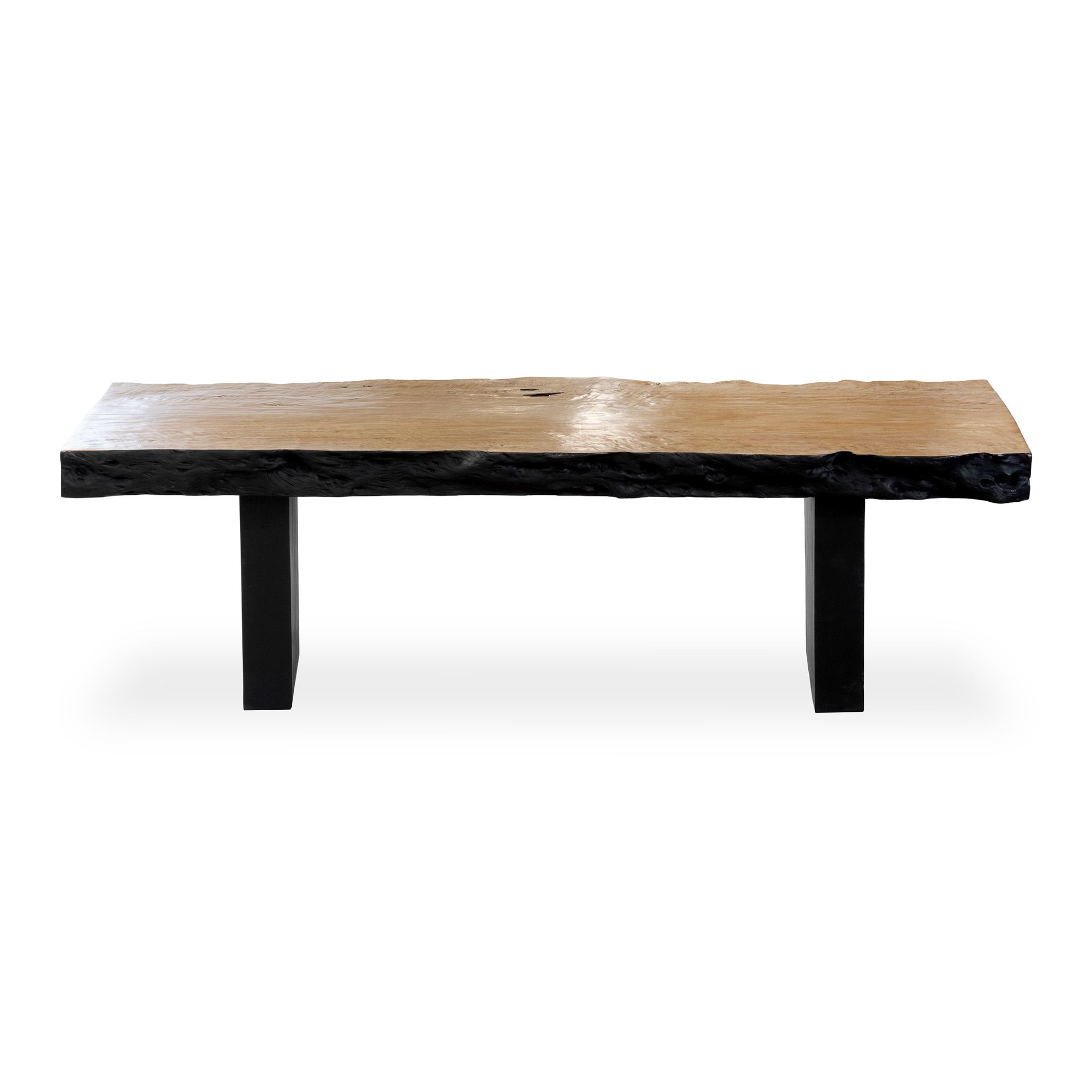 740084 COFFEE TABLE COCKTAIL FLOWERWOOD TAPERED SQR LEGS 150X70X45