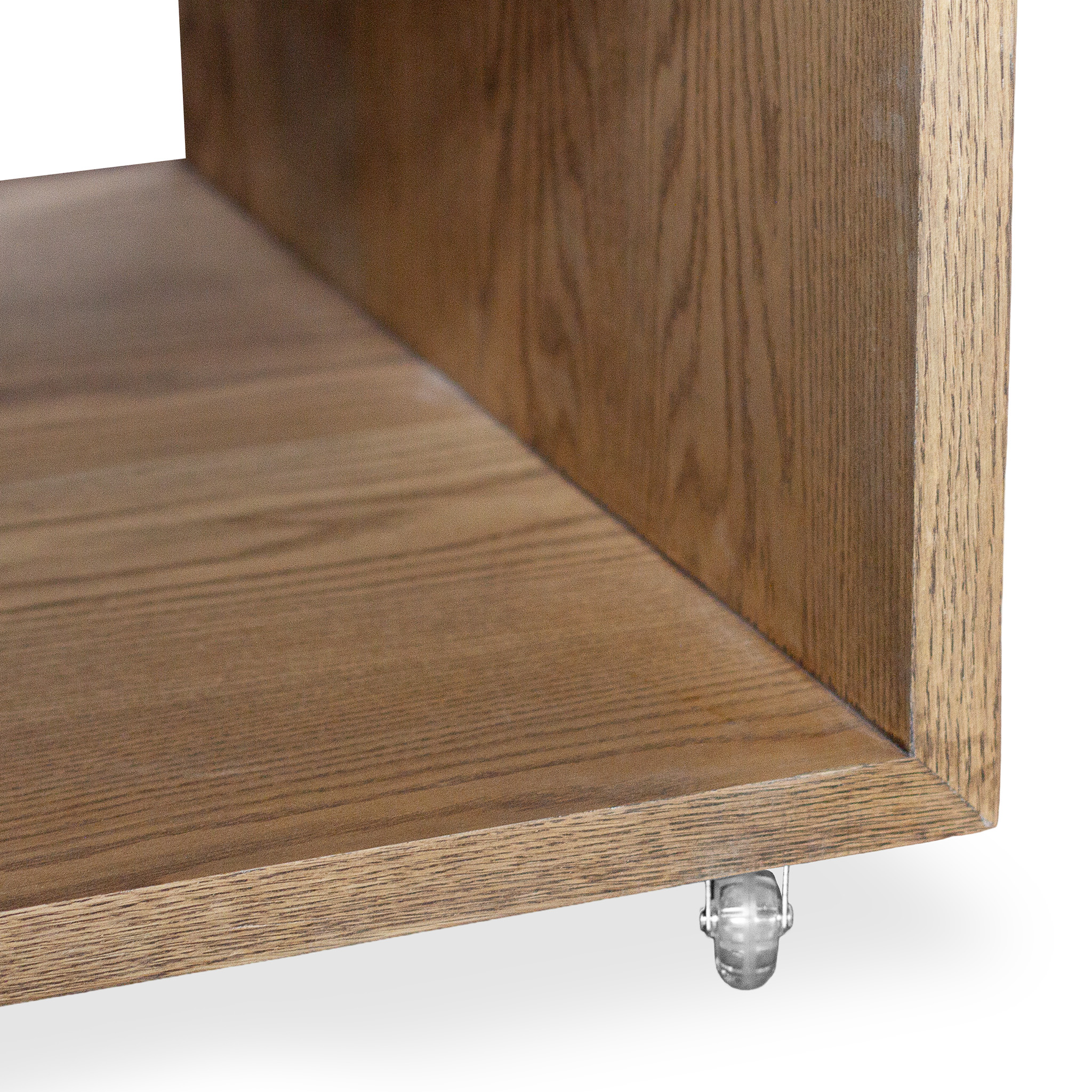 851392 COFFEE TABLE LYON PLUS WITH CASTORS OLD TEAK OAK 1200X800X430 (3)